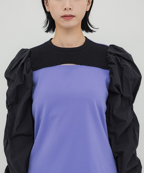 UNITED TOKYO アームボリュームカットソー UNITED TOKYO tシャツ アームボリュームカットソー レディース