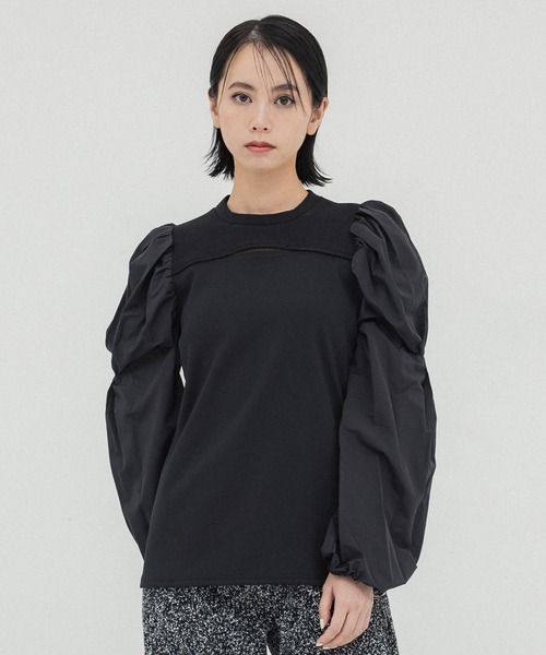 新品　UNITED TOKYOアームボリュームカットソー UNITED TOKYO tシャツ アームボリュームカットソー レディース