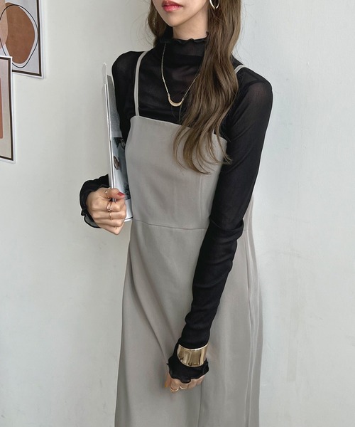 ワンピース スリットキャミワンピース レディース : 68406773  