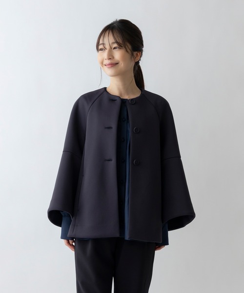 Sono（ソーノ） ノーカラーコート コート 「SONO/ソーノ」マシュマロ