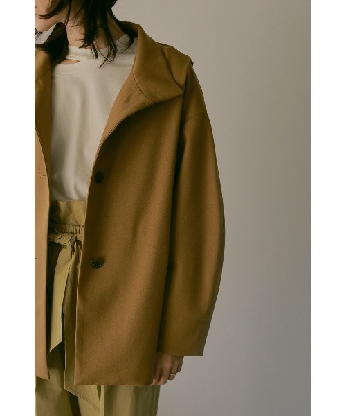 MANOF（マノフ） コート アウター WIDE STAND SHORT JACKET レディース