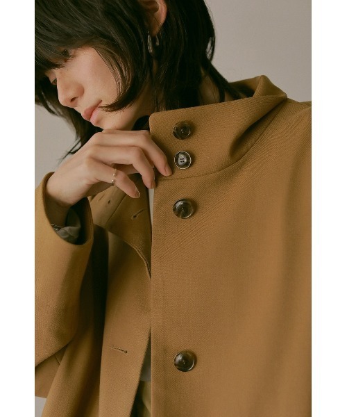 MANOF（マノフ） コート アウター WIDE STAND SHORT JACKET レディース