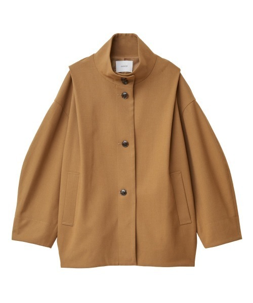 MANOF マノフ ショートダウントレンチコート MANOF マノフベーシックショートダウントレンチコート サイズS セール