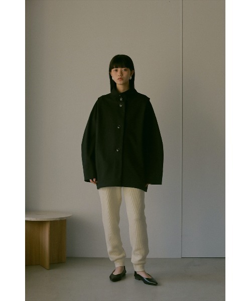 MANOF（マノフ） コート アウター WIDE STAND SHORT JACKET レディース