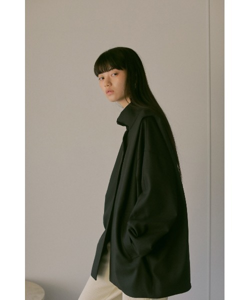 MANOF（マノフ） コート アウター WIDE STAND SHORT JACKET レディース