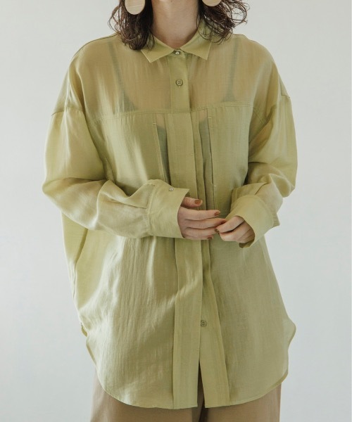 シャツ ブラウス シアーシャツ レディース : 72624773 : ZOZOTOWN  