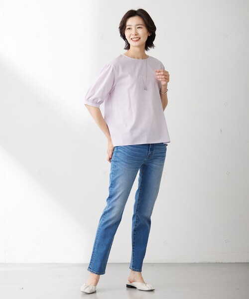 J.PRESS ブラウス シャツ 「WEB限定カラーあり・洗える」ラミー