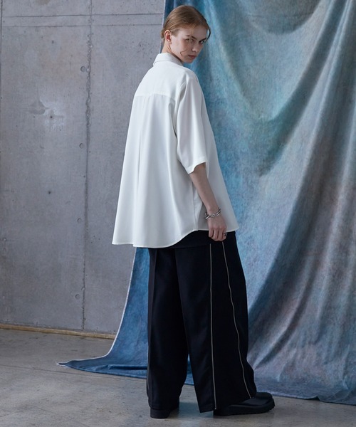 ルースタイプ 中国風 半袖シャツ ルーズカジュアル 韓国 n1271 SERACE シャツ 「SERACE」Loose silhouette short sleeve shirt