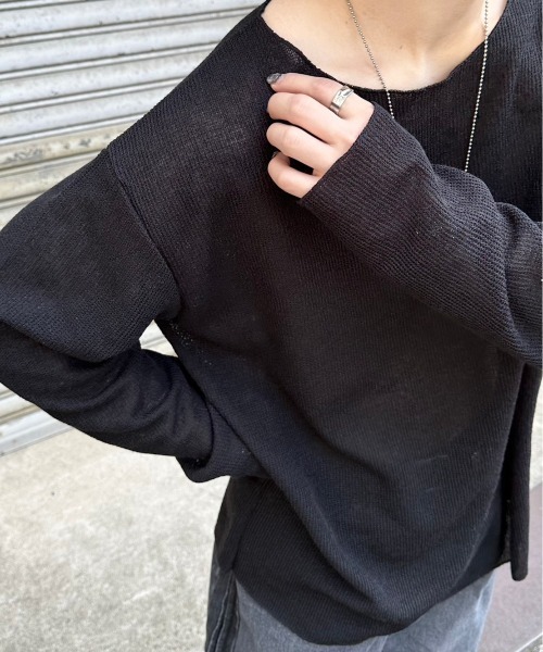 Chikashitsu+（チカシツプラス） セーター ニット 「Chikashitsu +