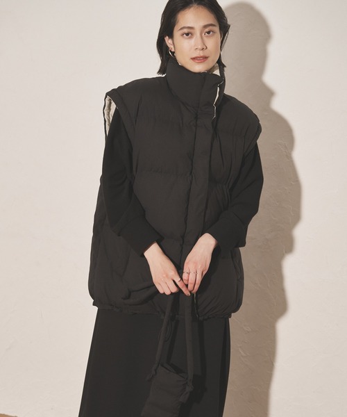 Audrey and John Wad　オーバーサイズダウンベスト　ロング Audrey and John Wad（オードリーアンドジョンワッド） ダウンベスト