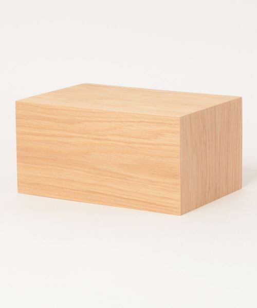 無印良品（MUJI） 収納 木製トレー収納2段引出 約幅25．2x奥行