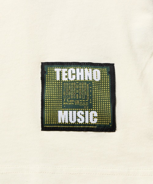 tシャツ PLEASURES/プレジャーズ TECHNO RAGLAN LONG SLEEVE ラグランTシャツ レディース PLEASURES tシャツ PLEASURES/プレジャーズ TECHNO RAGLAN LONG