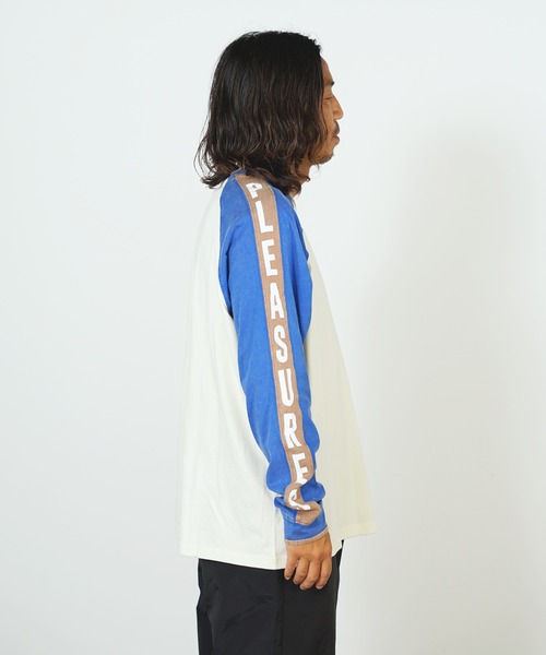 tシャツ Tシャツ メンズ PLEASURES/プレジャーズ TECHNO RAGLAN LONG SLEEVE ラグランTシャツ｜zozo｜03