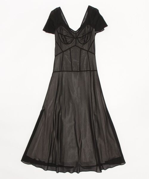 ワンピース レディース beautiful people sheer cotton voile bias layer dress 1325104014｜zozo｜09