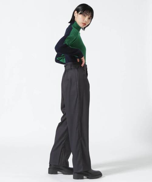 ニット セーター DROIT BELLO（ドロイトベロ）バイカラータートル レディース DROIT BELLO ニット セーター BELLO（ドロイトベロ）バイカラー