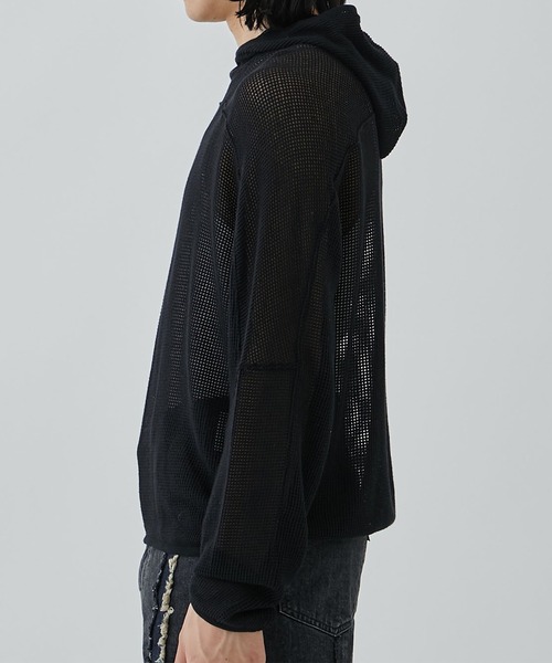 JieDa（ジエダ） パーカー MESH HOODIE メンズ : ZOZOTOWN Yahoo!店 