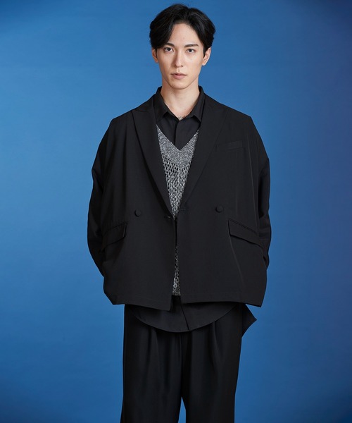 NO ID. シャツ レイヤードシアーニットSH メンズ : ZOZOTOWN Yahoo!店  