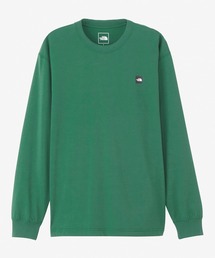 お早めに◆The North Face◆ティファニーブルー Fine Box ロゴ T ボックスロゴロングTシャツ ブラック×ティファニーブルー | TEAM