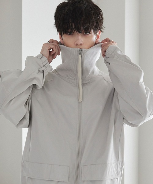 CTHY ブルゾン アウター 2wayテックエステルハイネックブルゾン メンズ