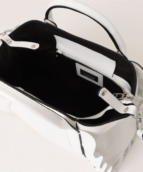 ハンドバッグ 「RIPANI」レザーフリルデザインハンドバッグ(Q46450)の画像