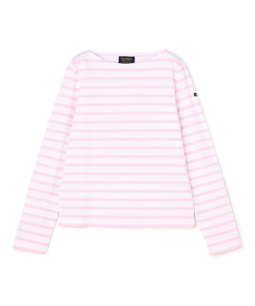 tシャツ LE MINOR ボートネックストライププルオーバー レディース