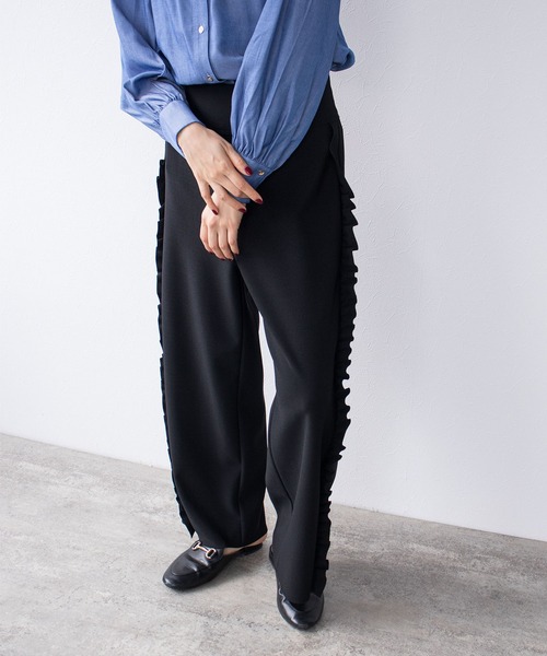 パンツ サイドルリルコクーンパンツ レディース RHODOLIRION｜Swallow  