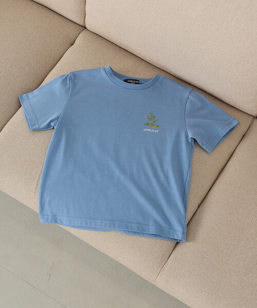 COMME CA ISM（コムサイズム） tシャツ アロハ柄プリント Tシャツ