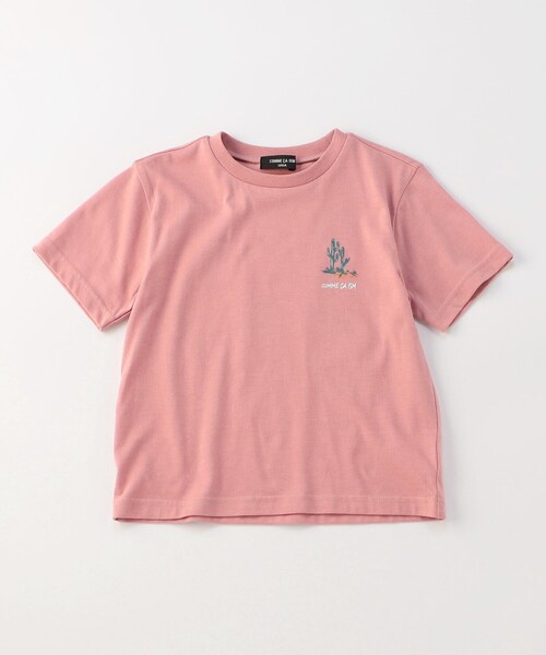 COMME CA ISM（コムサイズム） tシャツ アロハ柄プリント Tシャツ