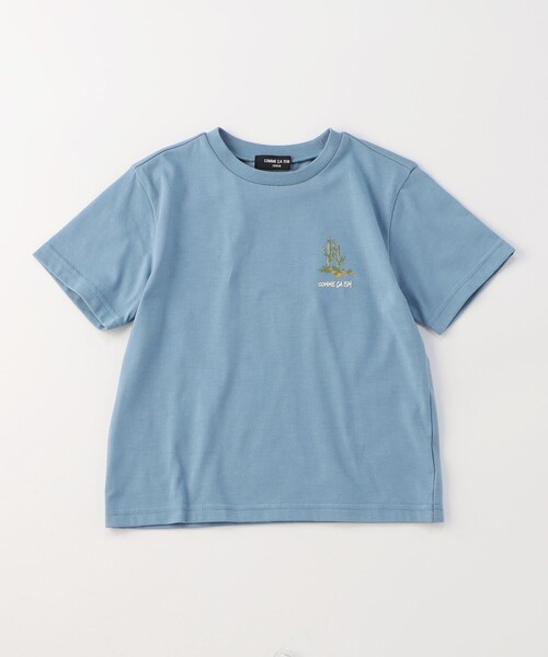 COMME CA ISM（コムサイズム） tシャツ アロハ柄プリント Tシャツ