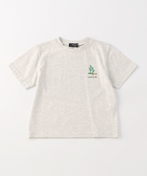 COMME CA ISM（コムサイズム） tシャツ アロハ柄プリント Tシャツ