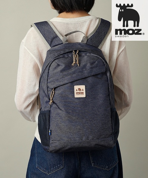 moz（モズ） デイバック リュック 軽撥水加工 ラウンド型 バックパック