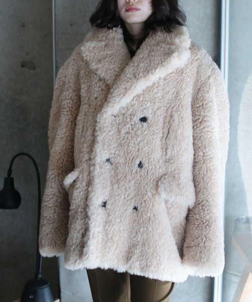 G.V.G.V.（ジーヴィージーヴィー） ピーコート pコート OVERSIZED PEA