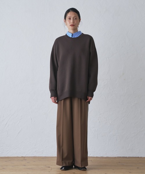 Audrey and John Wad パンツ サイドラインセンタープレスパンツ