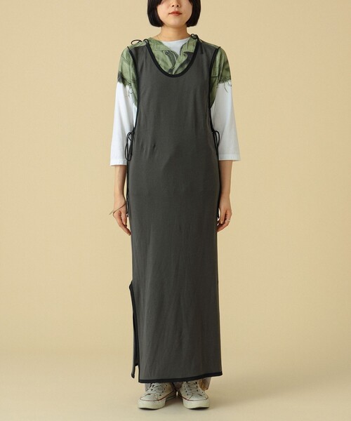 ワンピース maturely / スィン ストリング スリット ワンピース  