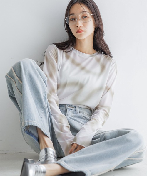 専用出品 LOWRYS FARM（ローリーズファーム） tシャツ シアーアソートクルーLS