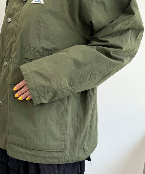 ジャケット ブルゾン 「GEVACO」裏フリースショートジャケットコート