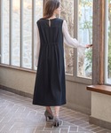 マタニティ 卒園式 シフォンスリーブ ストレッ...の詳細画像3