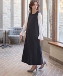マタニティ 卒園式 シフォンスリーブ ストレッ...の詳細画像1