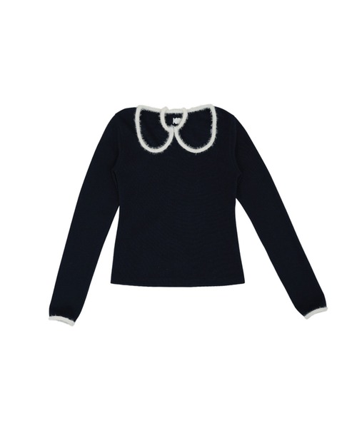 ニット セーター Kijun/キジュン W-Neck Jersey Top セーター レディース Kijun ニット セーター Kijun/キジュン W-Neck Jersey Top