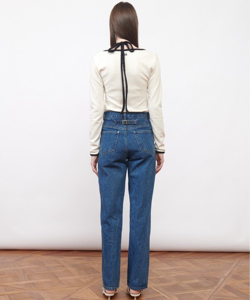 Kijun ニット セーター Kijun/キジュン W-Neck Jersey Top