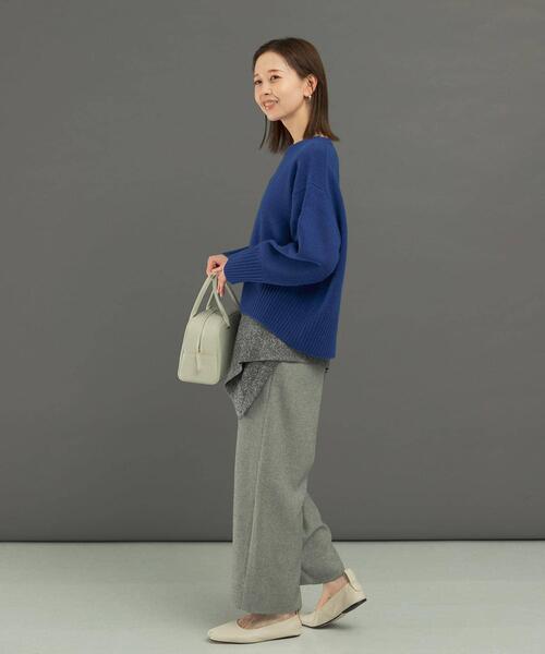 ニット セーター エクストラファインシームデザインニット レディース