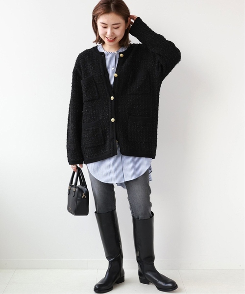 JOURNAL STANDARD relume カーディガン 「追加」TWEEDYニット