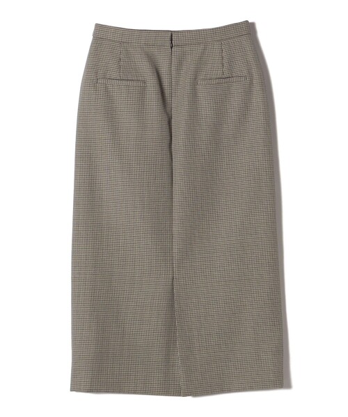 シップス（SHIPS）/ウール混 チェック タイト スカート（セットアップ対応） SHIPS（シップス） スカート ウール混 チェック タイト スカート