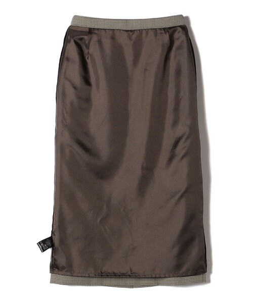 SHIPS（シップス） スカート ウール混 チェック タイト スカート