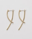 つけっぱなし ピアス 2ラインピアス (両耳用...の詳細画像1