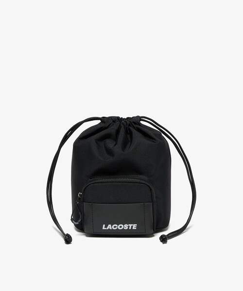 LACOSTE ショルダーバッグ 巾着型バッグ スマホポーチ Size: 17