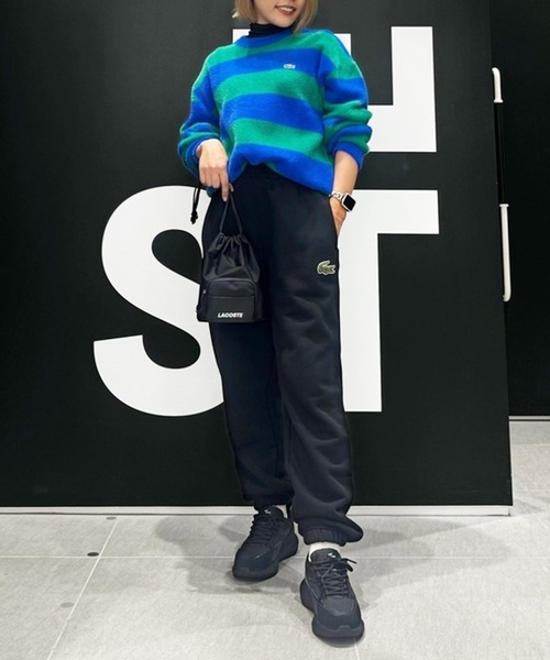 LACOSTE ショルダーバッグ 巾着型バッグ スマホポーチ Size: 17