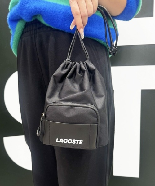 コーデのポイントにも！【LACOSTE】2WAY巾着バッグ セール】2WAY巾着バッグ / ショルダーバッグ（ショルダーバッグ