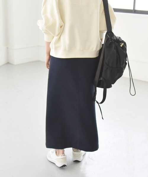 quaranciel スカート quaranciel:「洗濯機可能」ポリエステル サージ