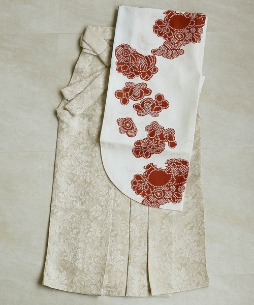 utatane 着物 袴セット ジュニア ひよこ商店 レトロ大正浪漫 キッズ